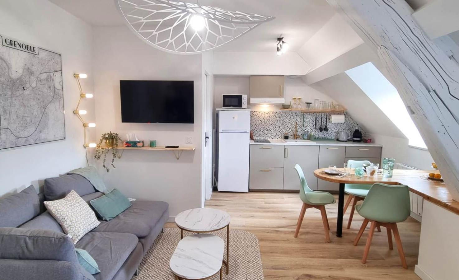 Appartement Hagaki Vue Panoramique Proche Gare Netflix Grenoble Eksteriør bilde